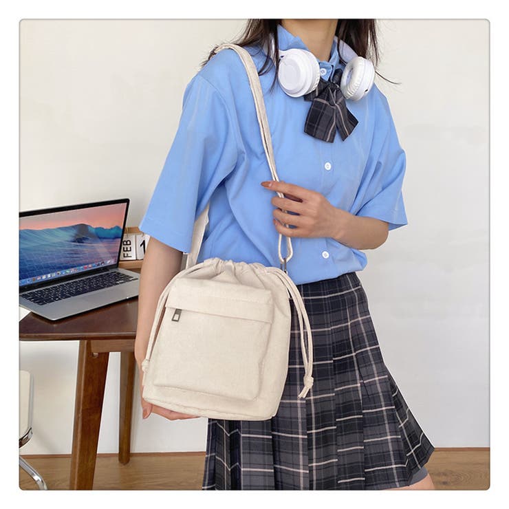 ショルダーバッグ 巾着バッグ レディース | PlusNao | 詳細画像4 