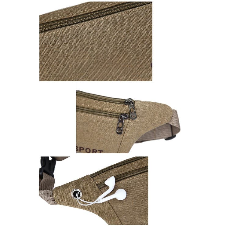 ボディバッグ ウエストポーチ 鞄 | PlusNao | 詳細画像17 