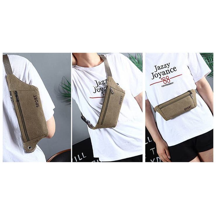 ボディバッグ ウエストポーチ 鞄 | PlusNao | 詳細画像6 