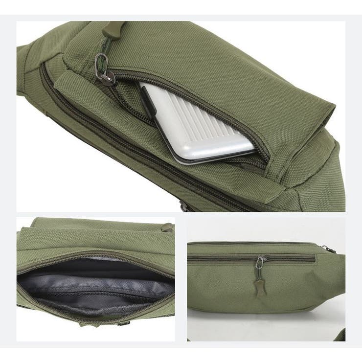 ウエストバッグ ボディバッグ ウエストポーチコンパクト | PlusNao | 詳細画像13 