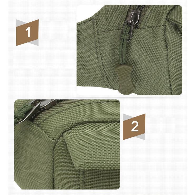 ウエストバッグ ボディバッグ ウエストポーチコンパクト | PlusNao | 詳細画像14 