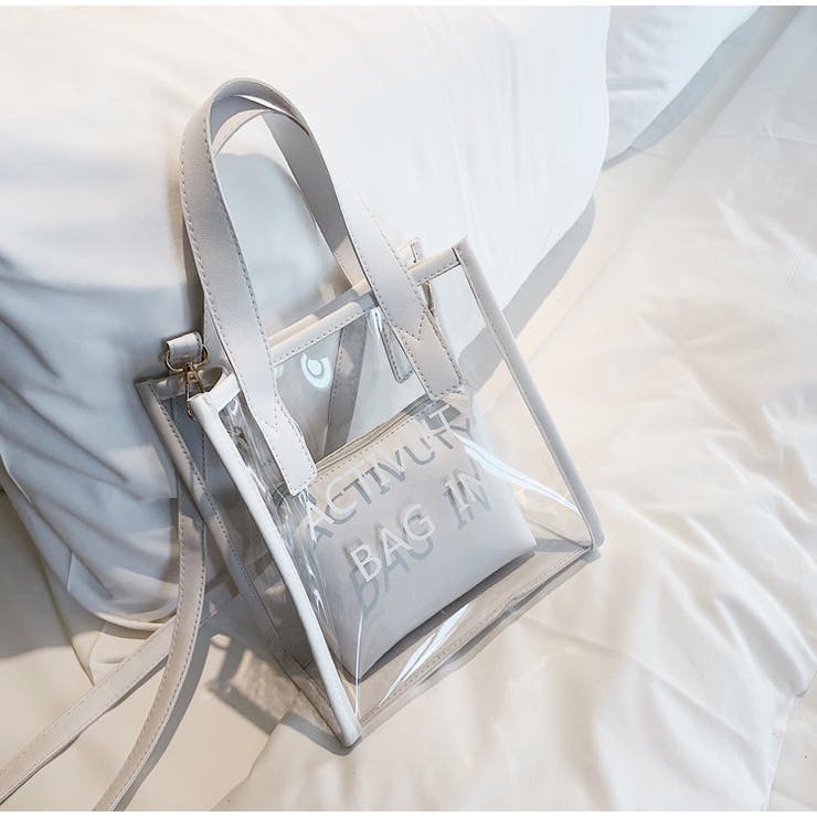 2wayクリアバッグ バッグ ショルダーバッグ | PlusNao | 詳細画像10 