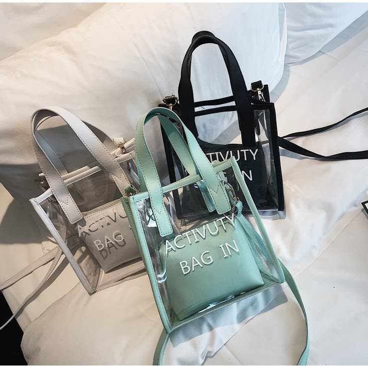 2wayクリアバッグ バッグ ショルダーバッグ | PlusNao | 詳細画像13 