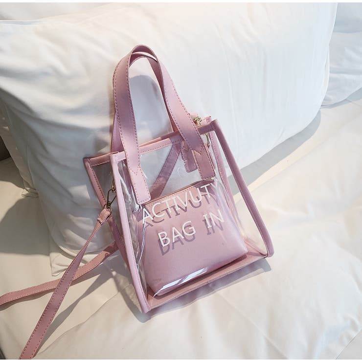 2wayクリアバッグ バッグ ショルダーバッグ | PlusNao | 詳細画像9 