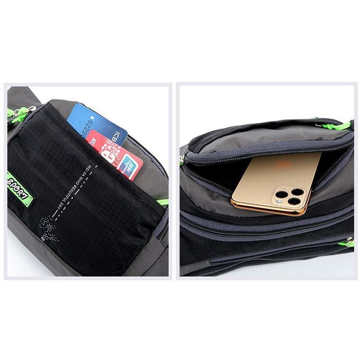 ウエストポーチ ボディバッグ ウエストバッグ | PlusNao | 詳細画像9 