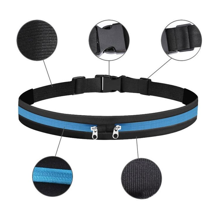 ランニングポーチ ウエストポーチ ユニセックス | PlusNao | 詳細画像4 