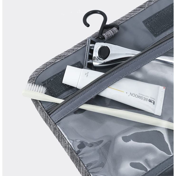 トラベルポーチ 旅行ポーチ フック付き | PlusNao | 詳細画像11 