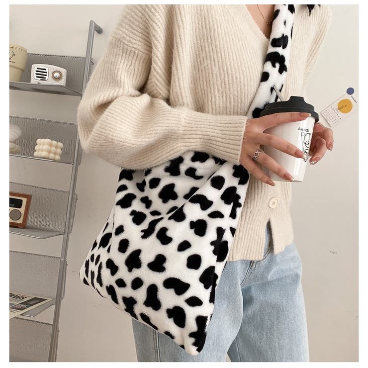 ショルダーバッグ レディース フリース | PlusNao | 詳細画像7 