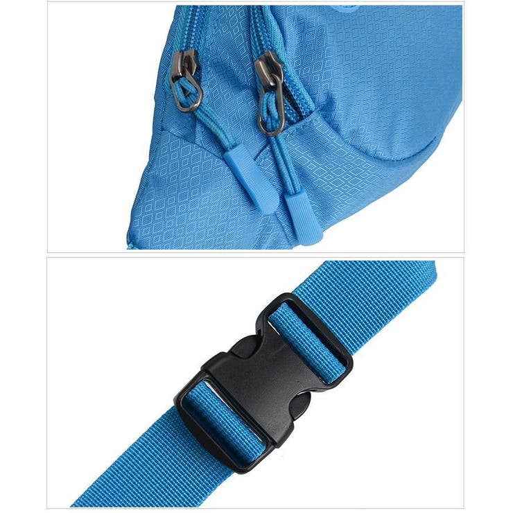 ウエストバッグ ランニングポーチ ボディバッグ | PlusNao | 詳細画像17 