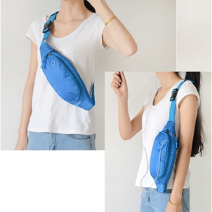 ウエストバッグ ランニングポーチ ボディバッグ | PlusNao | 詳細画像2 