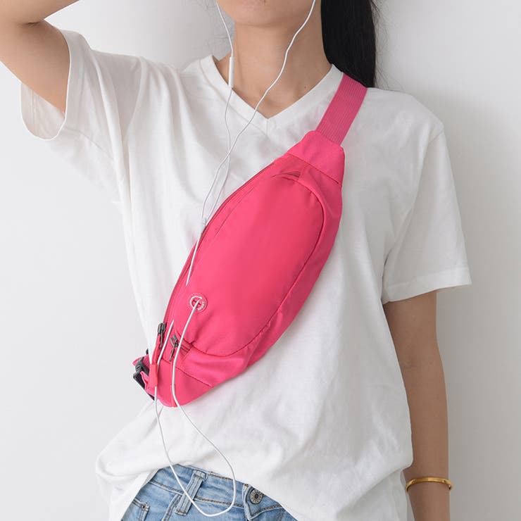 ウエストバッグ ランニングポーチ ボディバッグ | PlusNao | 詳細画像3 