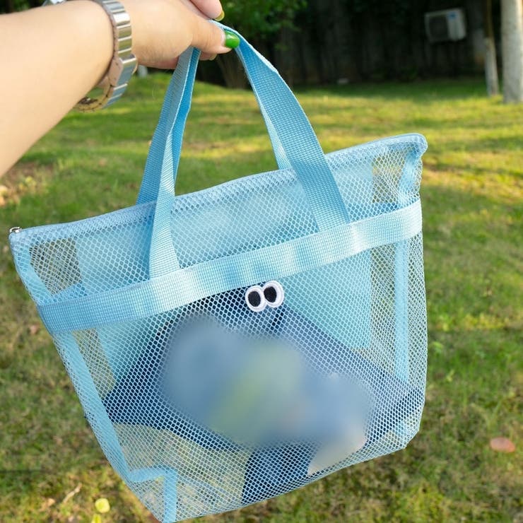 メッシュバッグ スパバッグ ビーチバッグ | PlusNao | 詳細画像11 