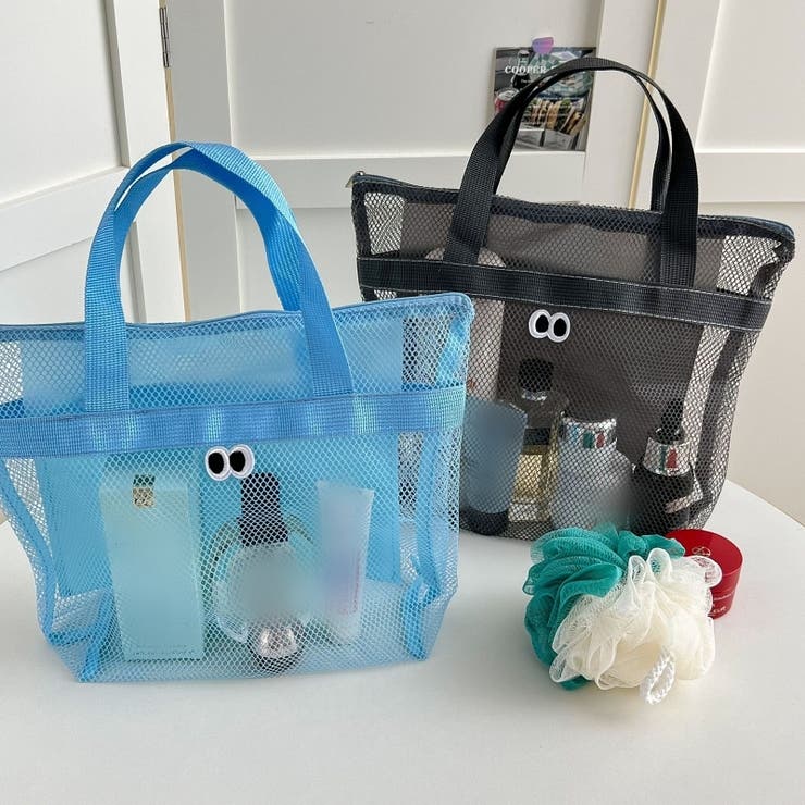 メッシュバッグ スパバッグ ビーチバッグ | PlusNao | 詳細画像2 