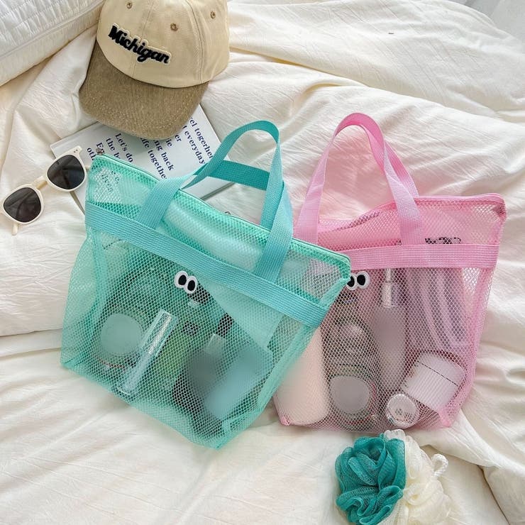 メッシュバッグ スパバッグ ビーチバッグ | PlusNao | 詳細画像4 