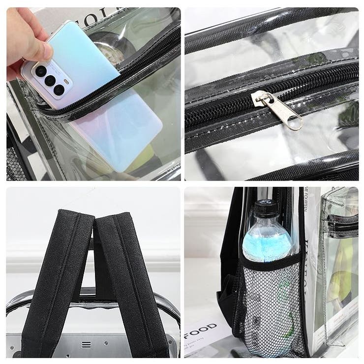 リュックサック クリアリュック リュック | PlusNao | 詳細画像8 