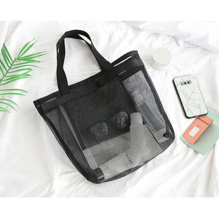 メッシュバッグ スパバッグ ビーチバッグ | PlusNao | 詳細画像6 