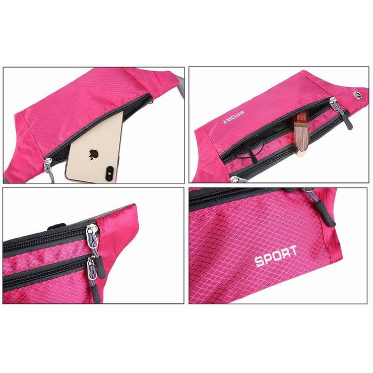 ランニングポーチ ウエストポーチ ウエストバッグ | PlusNao | 詳細画像16 