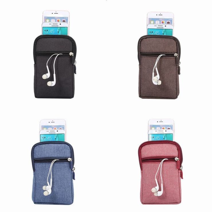 ウエストポーチ スマホポーチ ベルトポーチ | PlusNao | 詳細画像4 