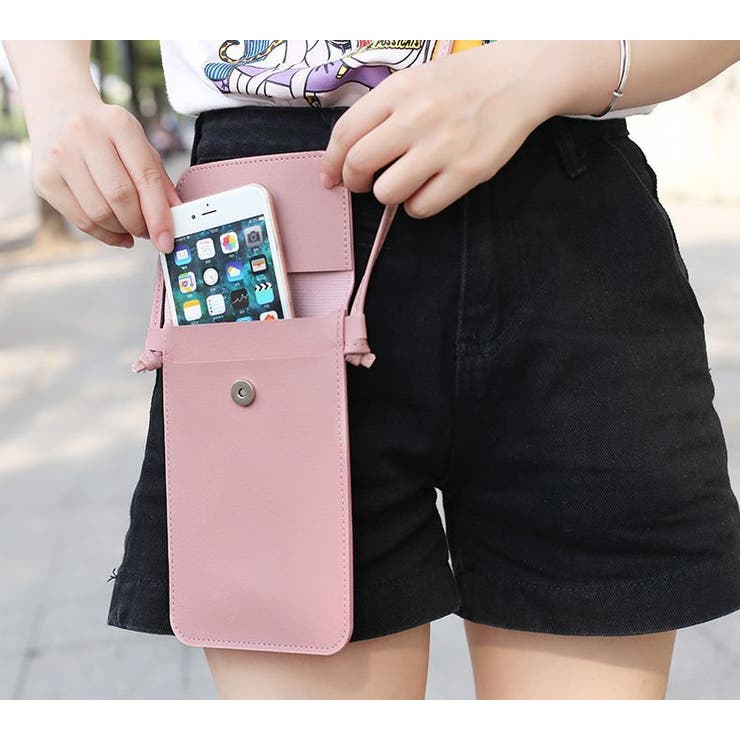 ミニショルダーバッグ スマホポーチ スマホポシェット | PlusNao | 詳細画像4 