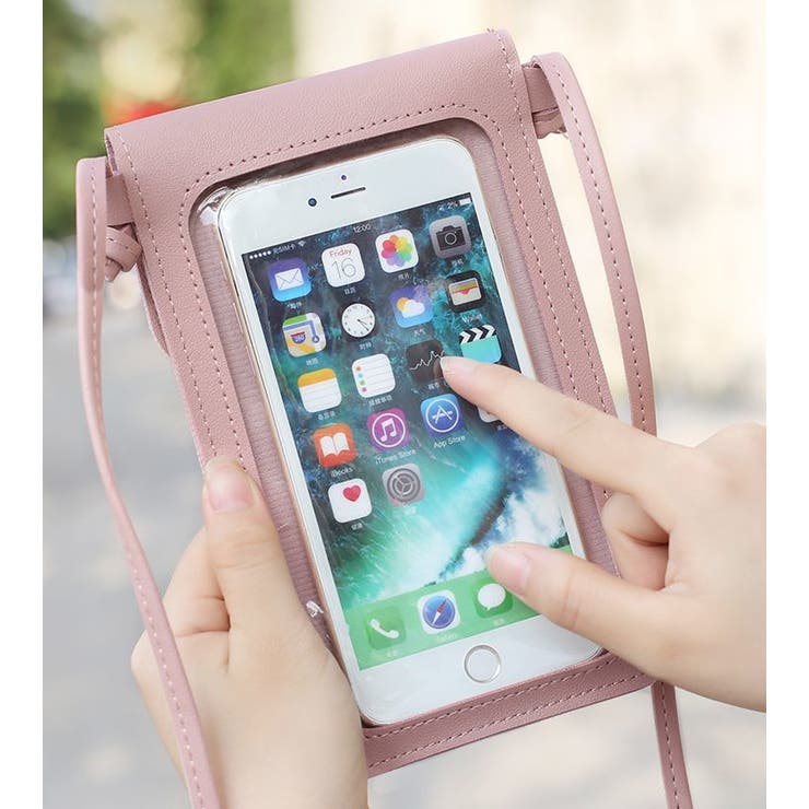 ミニショルダーバッグ スマホポーチ スマホポシェット | PlusNao | 詳細画像6 