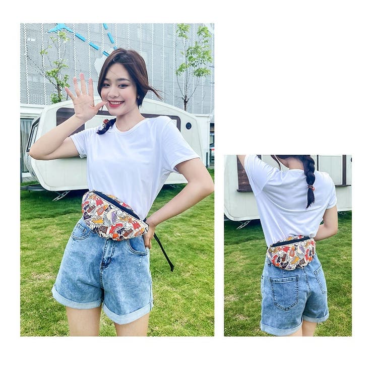 ボディバッグ ウエストバッグ ウエストポーチ | PlusNao | 詳細画像6 