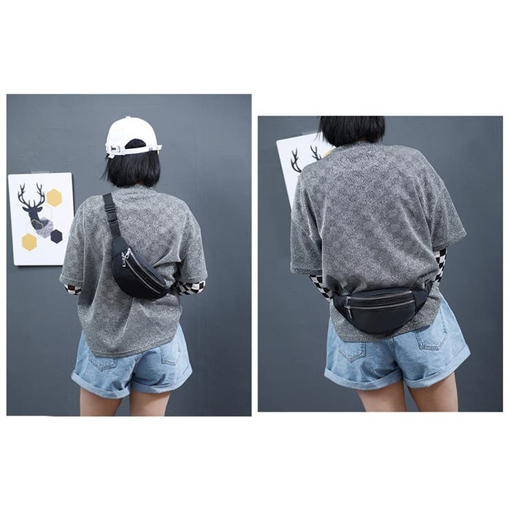 ボディバッグ ウエストバッグ ウエストポーチ | PlusNao | 詳細画像7 