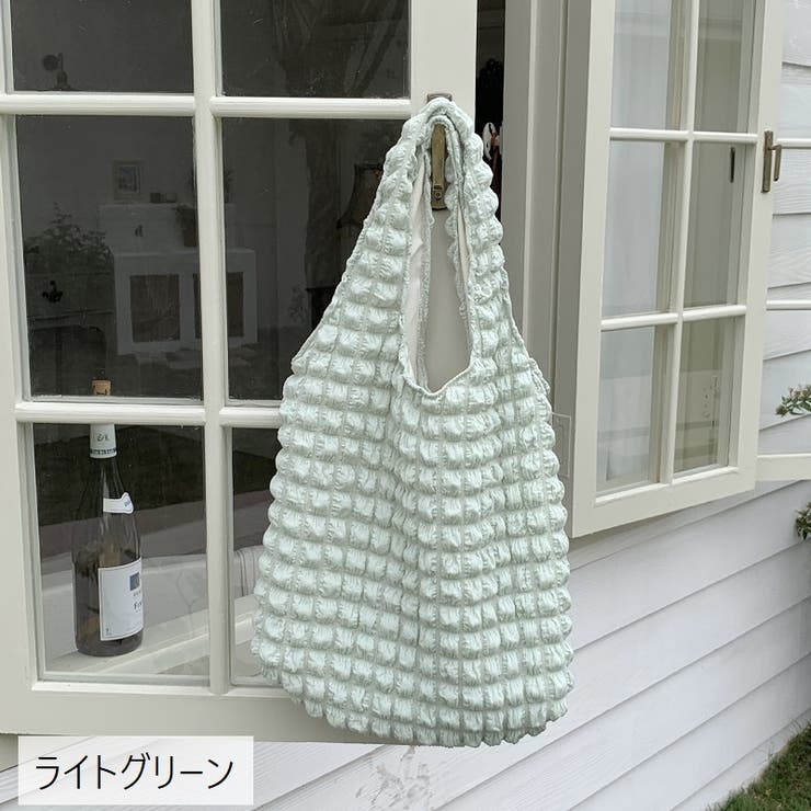 トートバッグ ポップコーンバッグ ワッフル風 | PlusNao | 詳細画像13 