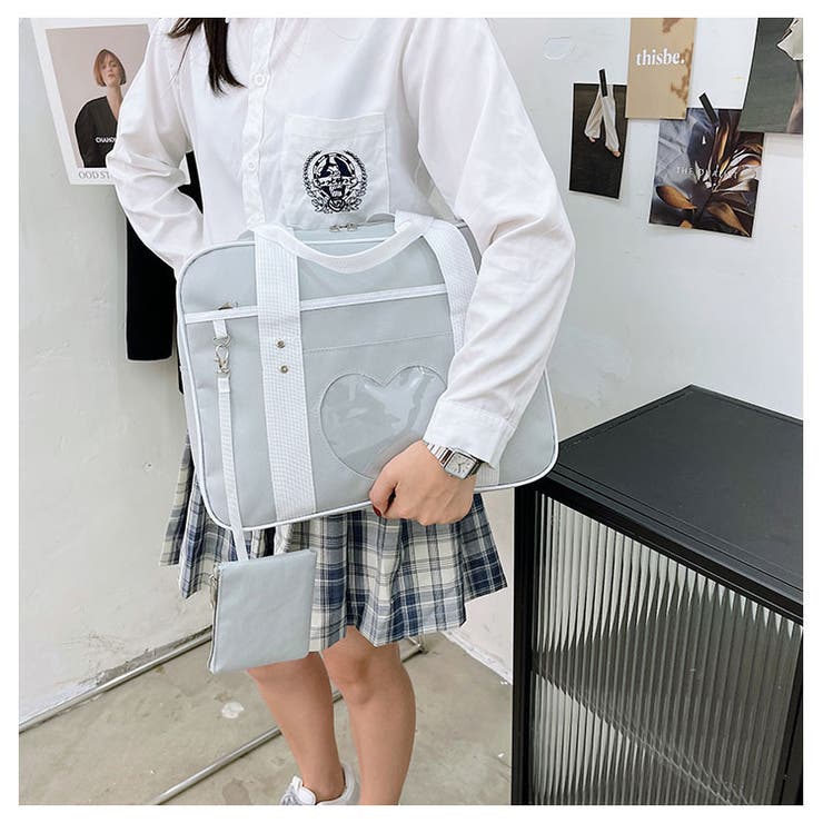 スクールバッグ カバン ボストンバッグ | PlusNao | 詳細画像5 