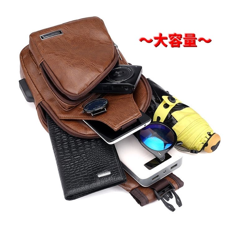 ボディーバック 斜め掛けバック メンズ | PlusNao | 詳細画像15 