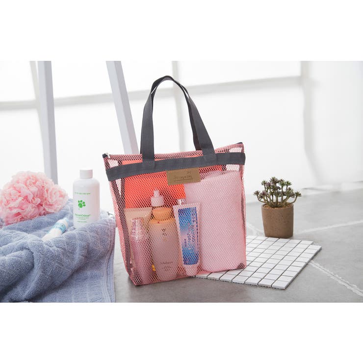 メッシュバッグ スパバッグ ビーチバッグ | PlusNao | 詳細画像2 