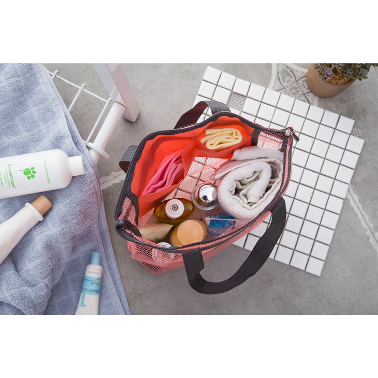 メッシュバッグ スパバッグ ビーチバッグ | PlusNao | 詳細画像5 