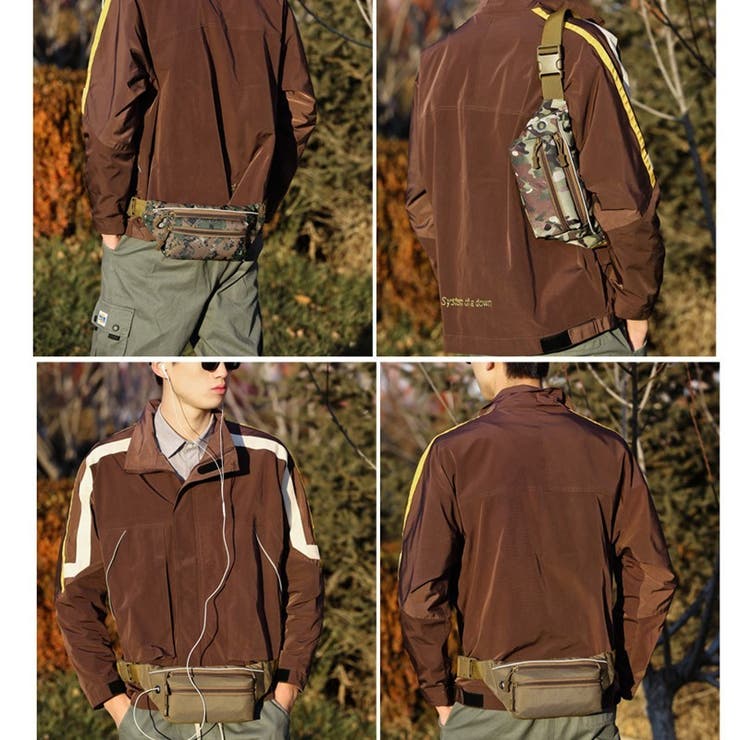 ボディバッグ ウエストポーチ ショルダーバッグ | PlusNao | 詳細画像11 