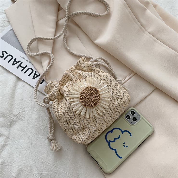 ショルダーバッグ ストローバッグ レディース | PlusNao | 詳細画像10 