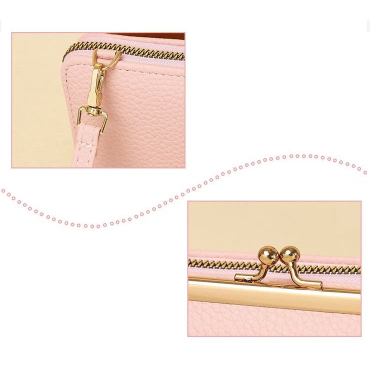 ショルダーバッグ お財布ショルダー お財布ポシェット | PlusNao | 詳細画像11 