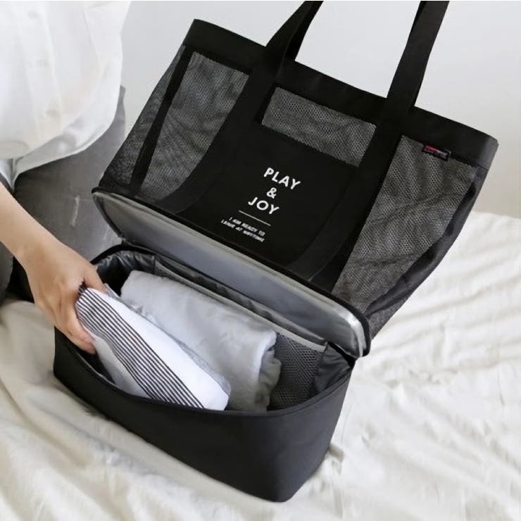 メッシュトートバッグ 保冷バッグ付き 合体 | PlusNao | 詳細画像14 