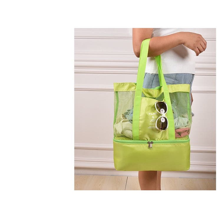 メッシュトートバッグ 保冷バッグ付き 合体 | PlusNao | 詳細画像4 