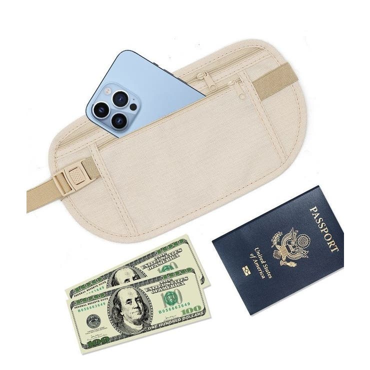 セキュリティポーチ ウエストポーチ シークレットポーチ | PlusNao | 詳細画像5 