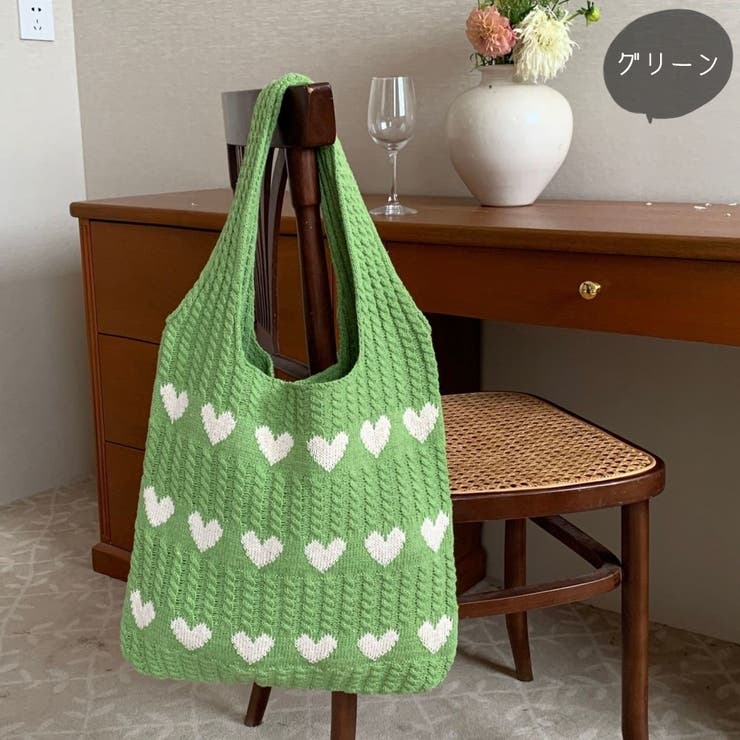 トートバッグ ニットバッグ ショルダーバッグ | PlusNao | 詳細画像13 
