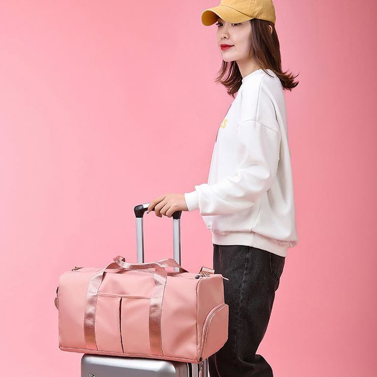 ボストンバッグ キャリーオンバッグ レディース | PlusNao | 詳細画像3 