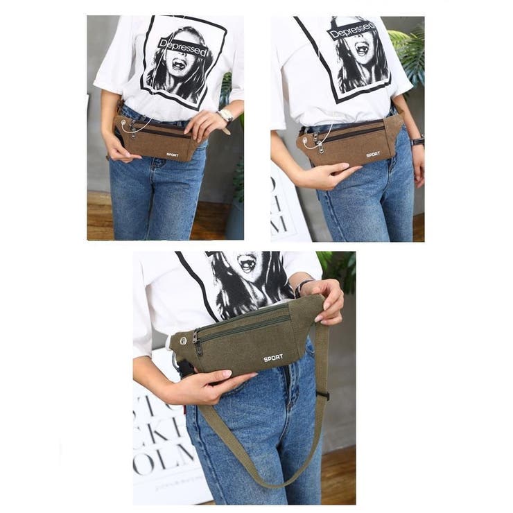 ランニングポーチ ランニングバッグ ボディバッグ | PlusNao | 詳細画像4 