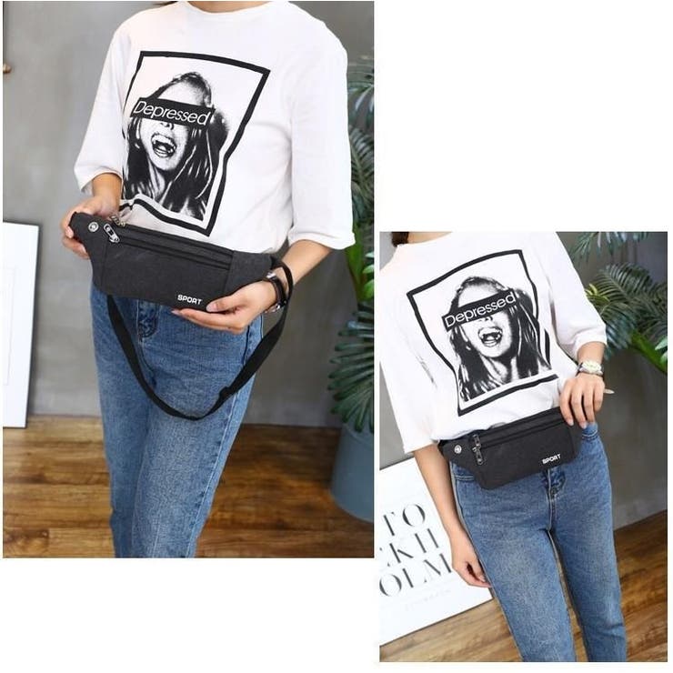 ランニングポーチ ランニングバッグ ボディバッグ | PlusNao | 詳細画像6 