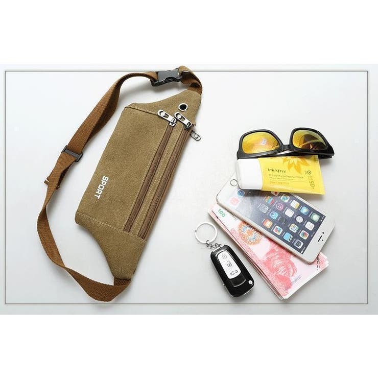 ランニングポーチ ランニングバッグ ボディバッグ | PlusNao | 詳細画像7 