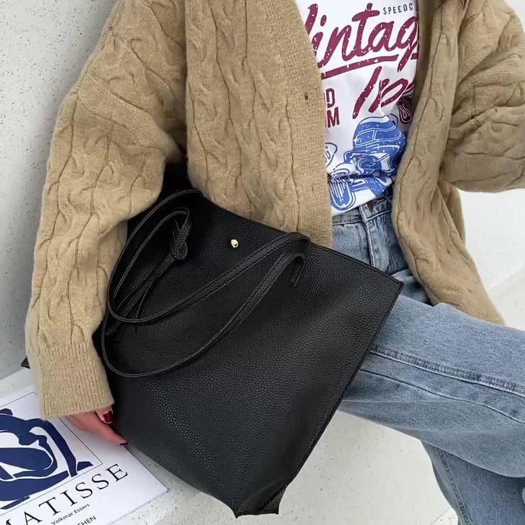 トートバッグ レディース レザー調 | PlusNao | 詳細画像8 