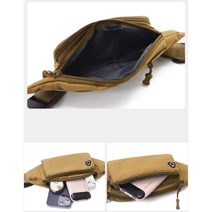 ウエストバッグ ウエストポーチ ボディバッグ | PlusNao | 詳細画像16 