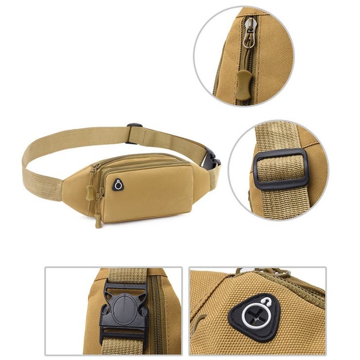 ウエストバッグ ウエストポーチ ボディバッグ | PlusNao | 詳細画像17 