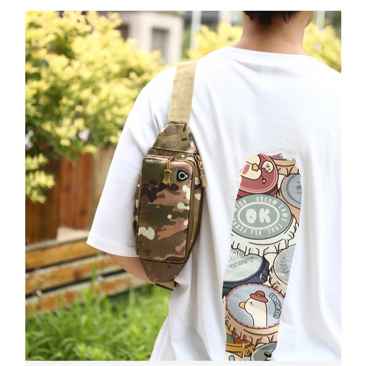 ウエストバッグ ウエストポーチ ボディバッグ | PlusNao | 詳細画像9 