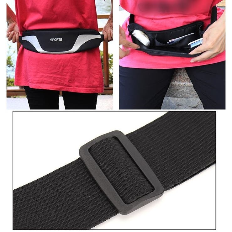 ウエストポーチ ボディバッグ ランニングポーチ | PlusNao | 詳細画像11 