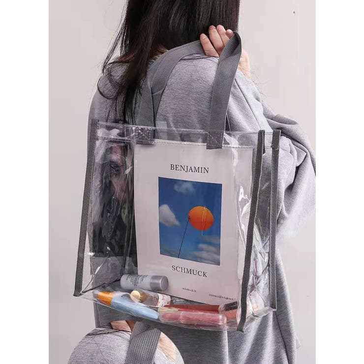 トートバック ビニールバック クリアトート | PlusNao | 詳細画像4 
