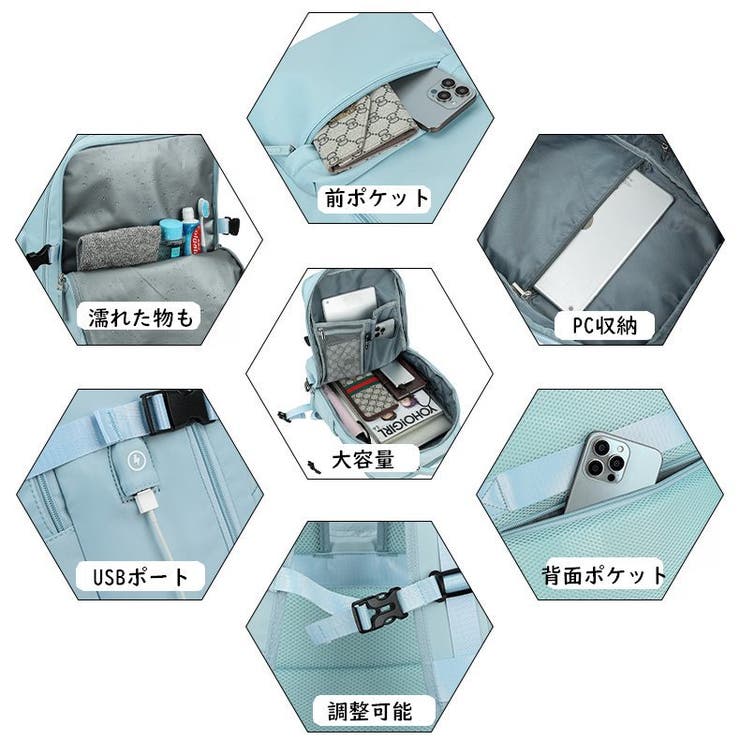 リュックサック バックパック ビジネスリュック | PlusNao | 詳細画像18 