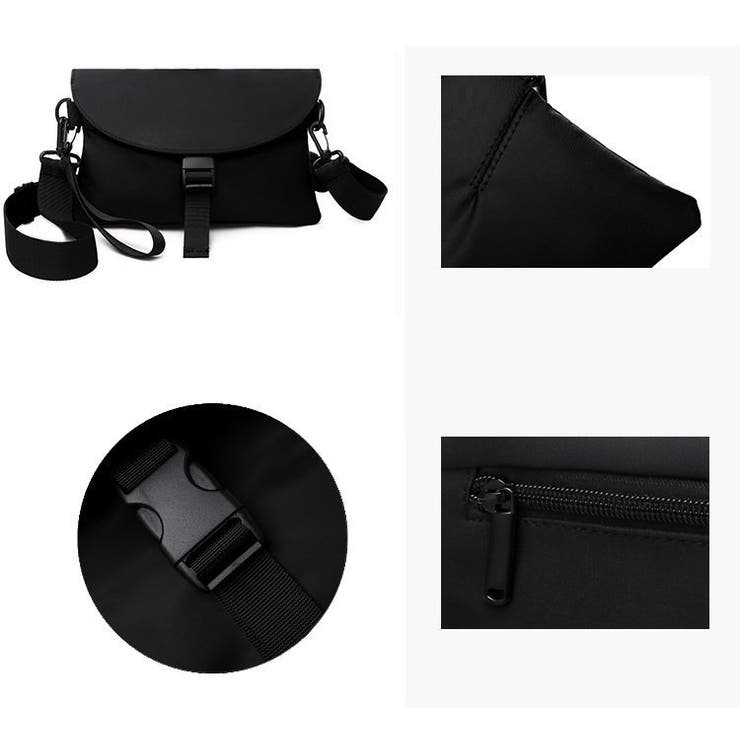 ボディバッグ ショルダーバッグ ユニセックス | PlusNao | 詳細画像17 